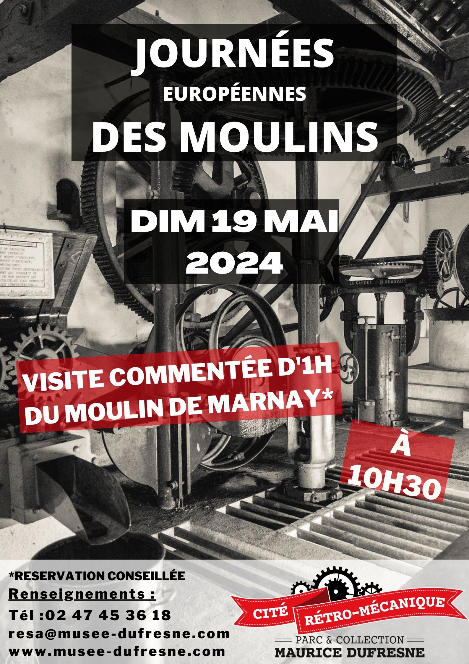 Moulin de Marnay – Cité Rétro-Mécanique Maurice Dufresne